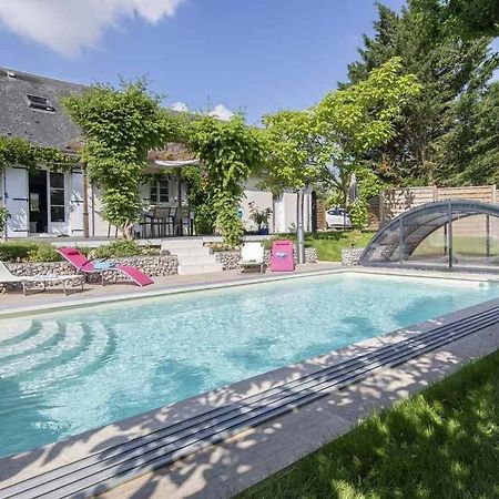 Au Coeur Du Bien-Etre, Gite Avec Piscine Chauffee Et Couverte, Spa, Sauna, Massages Monteaux Exterior photo